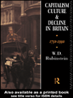 cover image of Capitalism, Culture and Decline in Britain